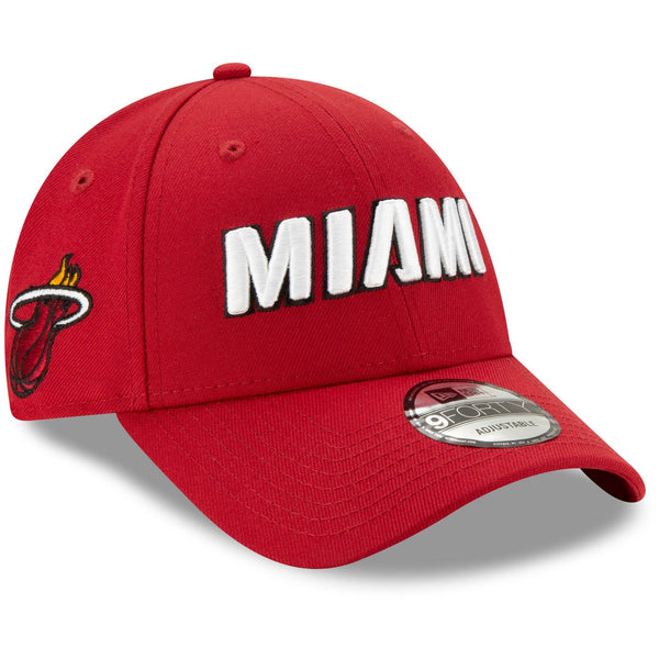 [12154493] Mens New Era NBA 9Forty Adjustable - Miami Heat