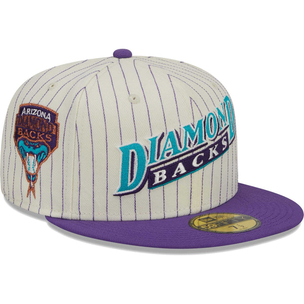 [60417775] MENS NEW ERA MLB ARIZONA DIAMONDBACKS 5950 RETRO SCRIPT FITTED