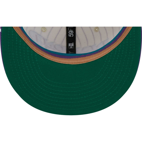 [60417775] MENS NEW ERA MLB ARIZONA DIAMONDBACKS 5950 RETRO SCRIPT FITTED