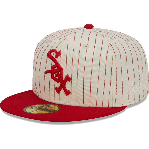 [60417779] MENS NEW ERA MLB CHICAGO WHITE SOX 5950 RETRO SCRIPT FITTED