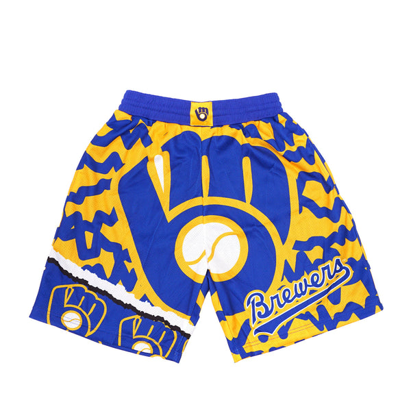 MITCHELL & NESS MLB JUMBOTRON 2.0 SUBLIMATED SHORTS BREWERS