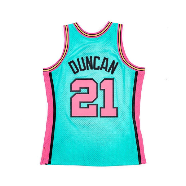 Mens Mitchell & Ness NBA Reload Swingman Jersey Spurs 1998 Tim Duncan