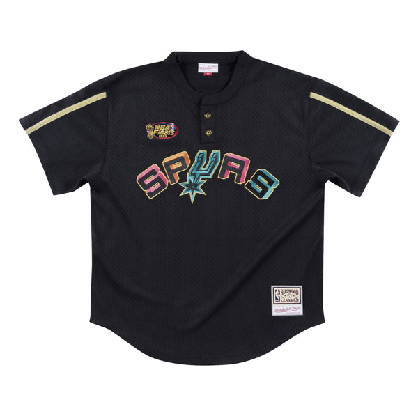 Mens Mitchell & Ness NBA Rings VIP 2 Button BP Jersey San Antonio Spurs