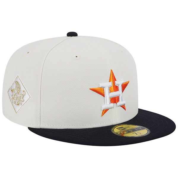 [60305775] MENS NEW ERA MLB HOUSTON ASTROS 5950 RETRO E1 FITTED - CREAM/ROYAL