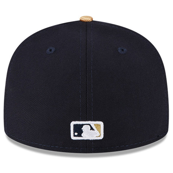[60413994] MENS NEW ERA MLB HOUSTON ASTROS 5950 GOLD 2023 FITTED - NAVY/GOLD