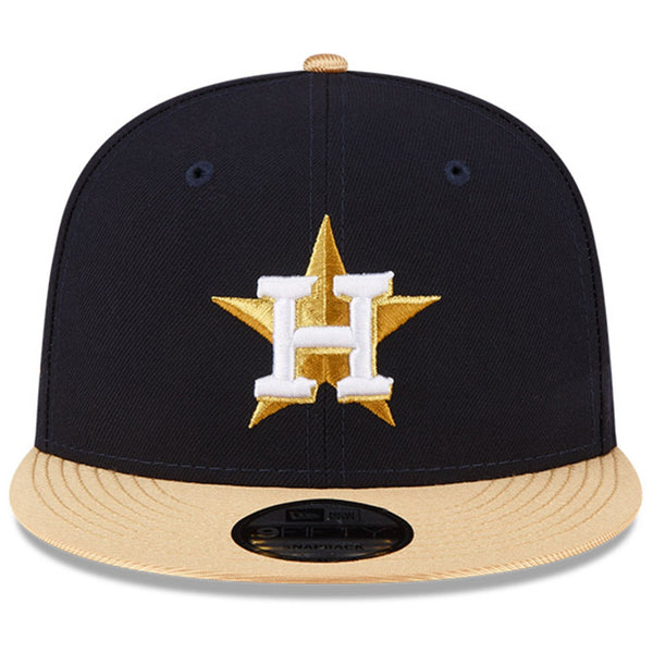 [60414063] MENS NEW ERA MLB HOUSTON ASTROS 950 GOLD 2023 SNAPBACK - NAVY/GOLD