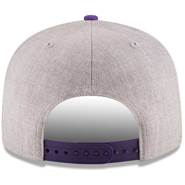 [70353715] Mens New Era NBA 950 2-Tone Heather Gray Snapback Cap Los Angeles Lakers