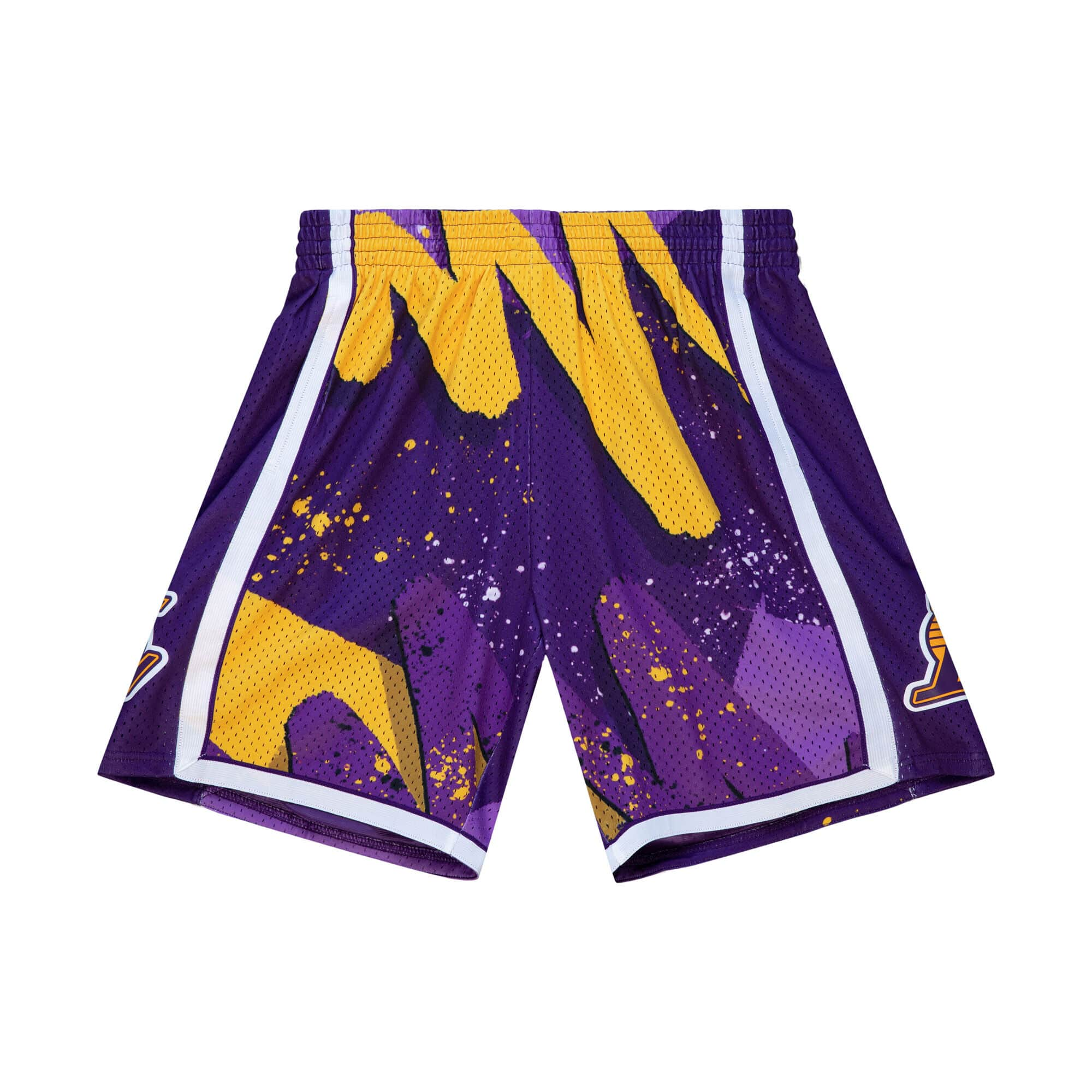 Mens Mitchell & Ness NBA HYPER HOOPS SWINGMAN SHORTS - LA LAKERS 2009