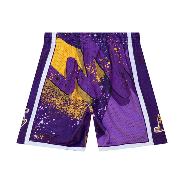 Mens Mitchell & Ness NBA HYPER HOOPS SWINGMAN SHORTS - LA LAKERS 2009