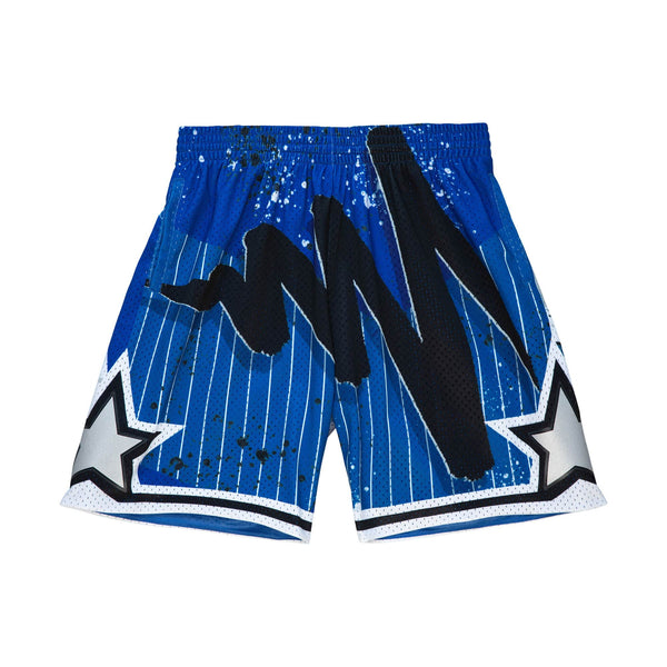 Mens Mitchell & Ness NBA HYPER HOOPS SWINGMAN SHORTS - ORLANDO MAGIC 1994