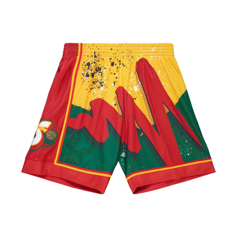 Mens Mitchell & Ness NBA HYPER HOOPS SWINGMAN SHORTS - SEATTLE SUPERSONICS 1995