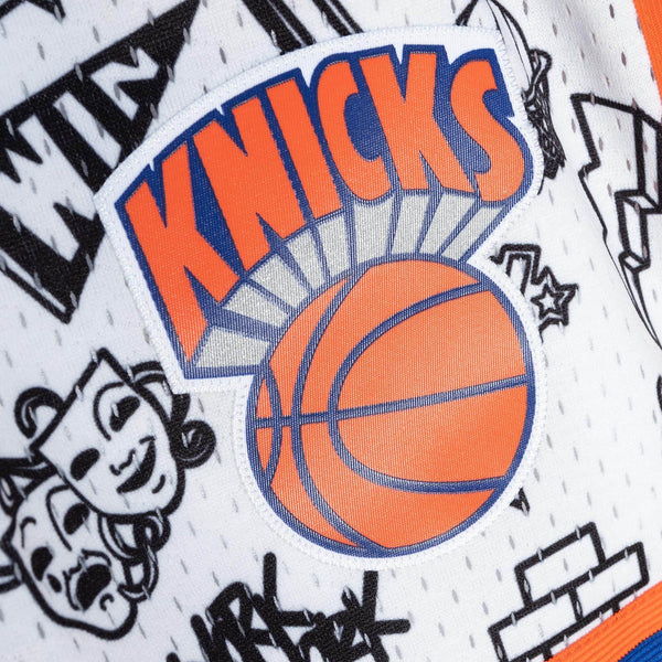 MITCHELL & NESS NBA DOODLE SWINGMAN SHORTS NY KNICKS 1991