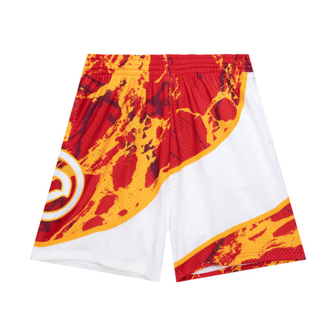 MITCHELL & NESS NBA TEAM MARBLE SWINGMAN SHORTS ATLANTA HAWKS 1986