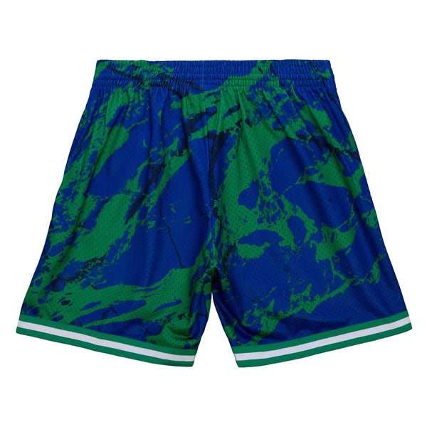 MITCHELL & NESS NBA TEAM MARBLE SWINGMAN SHORTS DALLAS MAVERICKS 1998