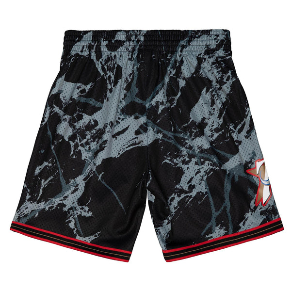 MITCHELL & NESS NBA TEAM MARBLE SWINGMAN SHORTS PHILADELPHIA 76ERS 2000