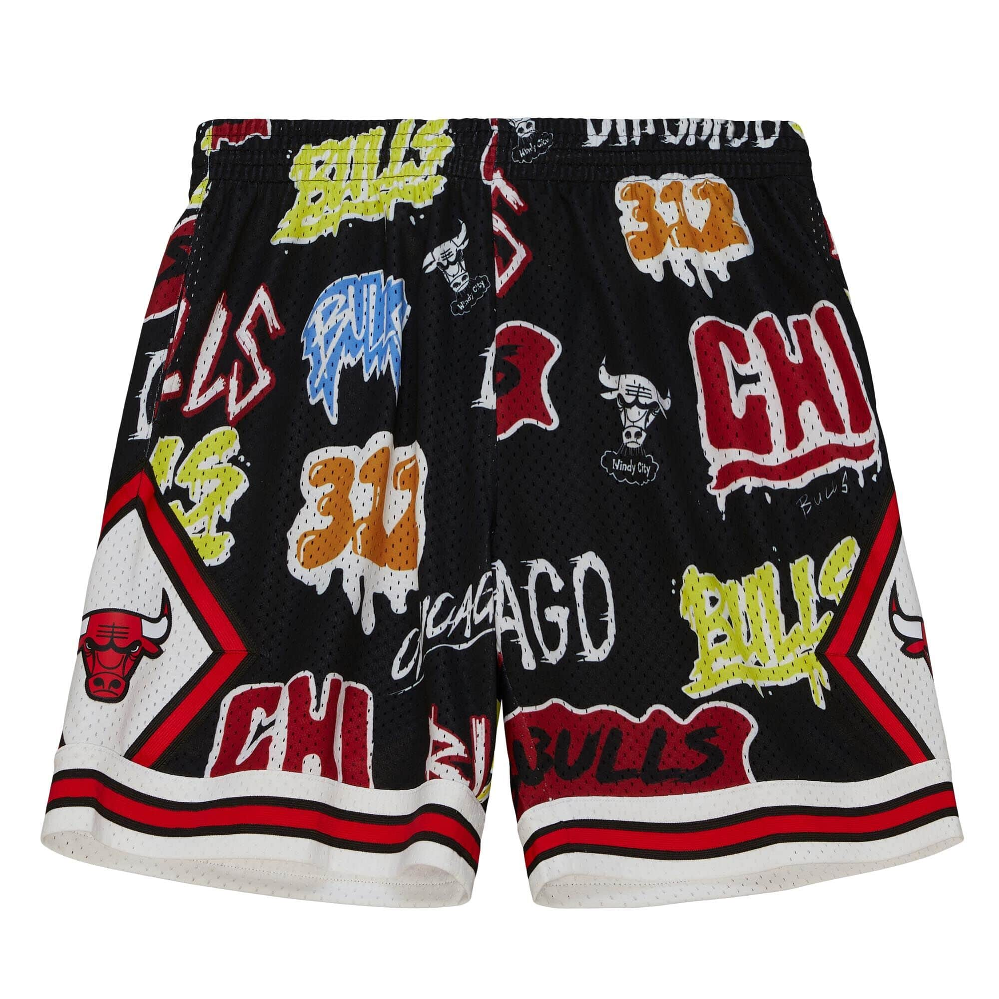 MITCHELL & NESS NBA SLAP STICKER SWINGMAN SHORT CHICAGO BULLS 1997