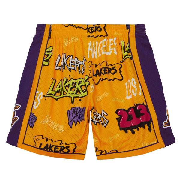 MITCHELL & NESS NBA SLAP STICKER SWINGMAN SHORT LA LAKERS 2009