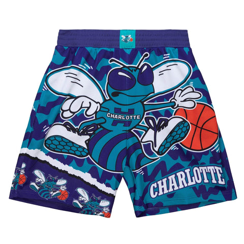 MITCHELL & NESS NBA JUMBOTRON 2.0 SUBLIMATED SHORTS CHARLOTTE HORNETS