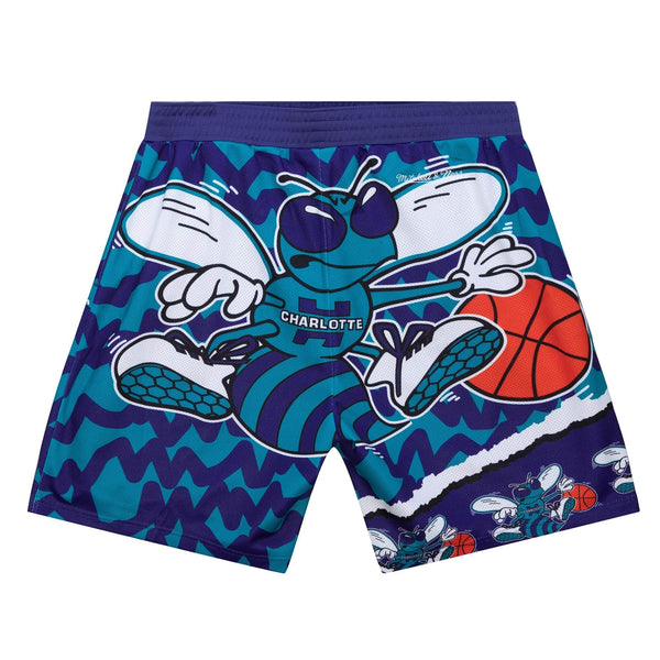 MITCHELL & NESS NBA JUMBOTRON 2.0 SUBLIMATED SHORTS CHARLOTTE HORNETS