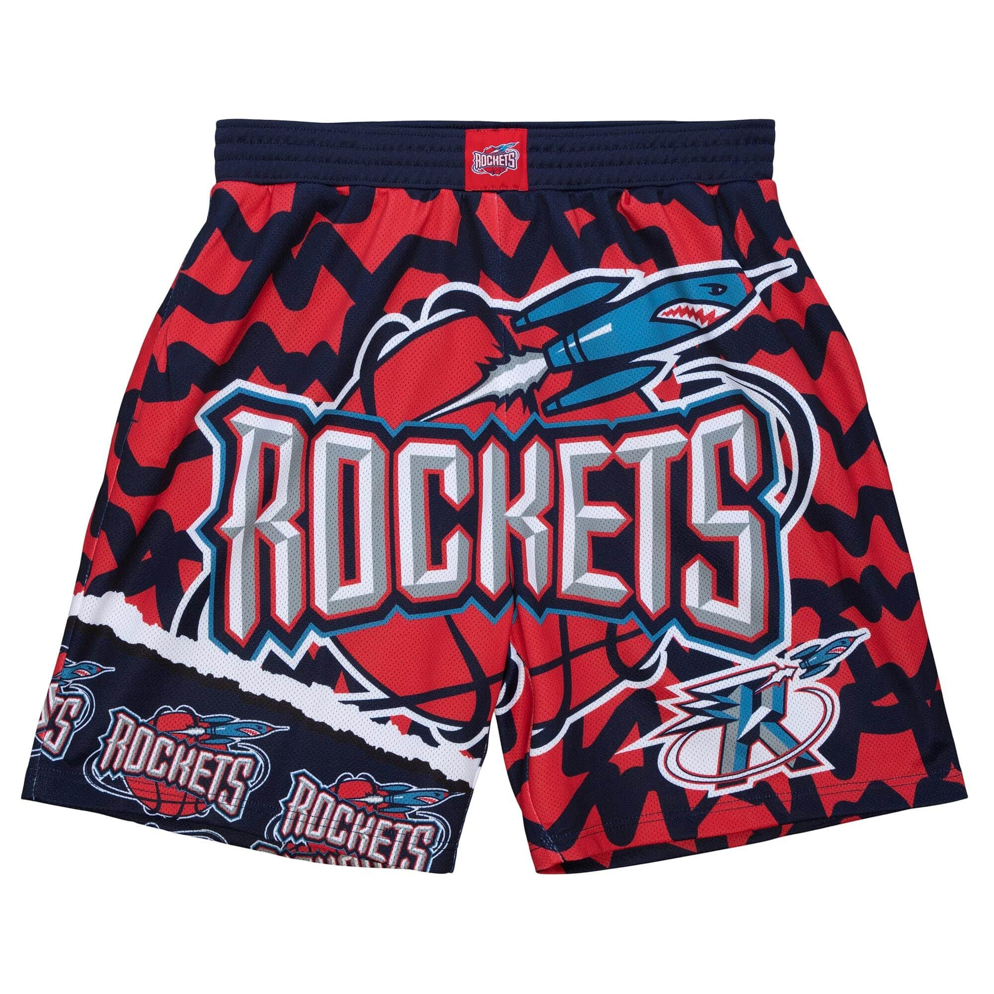 MITCHELL & NESS NBA JUMBOTRON 2.0 SUBLIMATED SHORTS HOUSTON ROCKETS