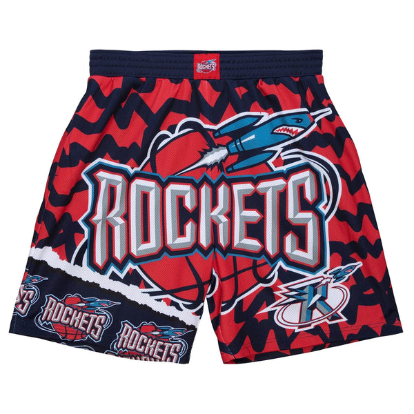 MITCHELL & NESS NBA JUMBOTRON 2.0 SUBLIMATED SHORTS HOUSTON ROCKETS