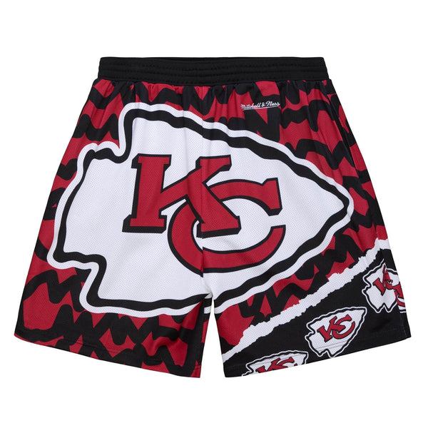 MITCHELL & NESS NFL JUMBOTRON 2.0 SUBLIMATED SHORTS KANSAS CITY CHIEFS
