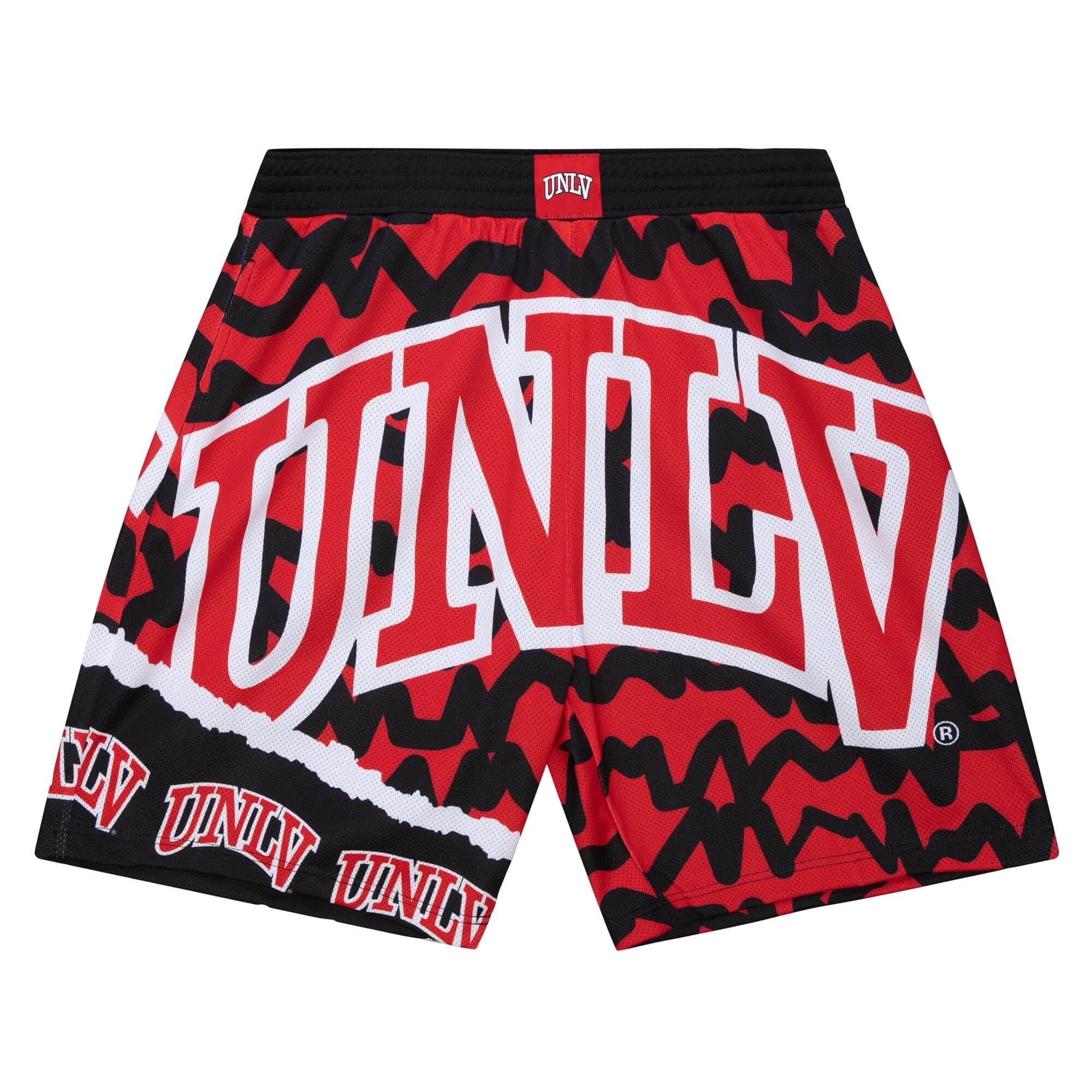 MITCHELL & NESS NCAA JUMBOTRON 2.0 SUBLIMATED SHORTS UNLV RUNNIN REBELS