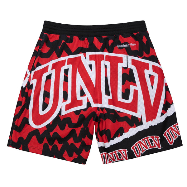 MITCHELL & NESS NCAA JUMBOTRON 2.0 SUBLIMATED SHORTS UNLV RUNNIN REBELS