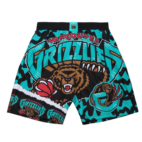 MITCHELL & NESS NBA JUMBOTRON 2.0 SUBLIMATED SHORTS VANCOUVER GRIZZLIES