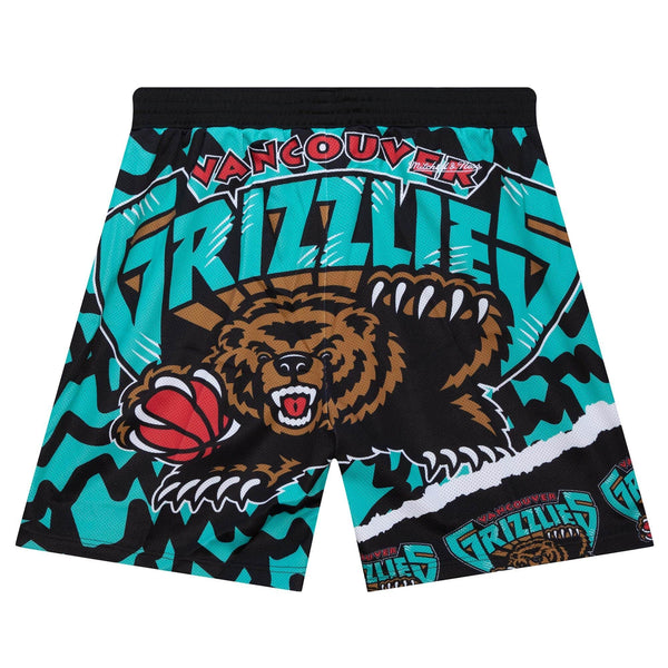 MITCHELL & NESS NBA JUMBOTRON 2.0 SUBLIMATED SHORTS VANCOUVER GRIZZLIES