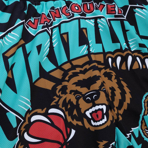 MITCHELL & NESS NBA JUMBOTRON 2.0 SUBLIMATED SHORTS VANCOUVER GRIZZLIES