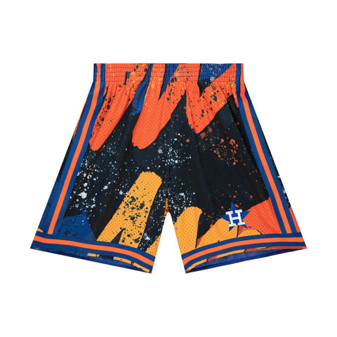 Mens Mitchell & Ness MLB HYPER HOOPS FASHION SHORTS - HOUSTON ASTROS