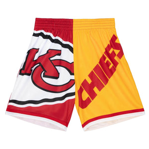 MITCHELL & NESS NFL BIG FACE FASHION SHORT 5.0 KANSAS CITY CHIEFS