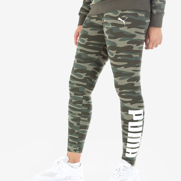 [845902-03] Womens Puma Essential+ Logo Camo Legging