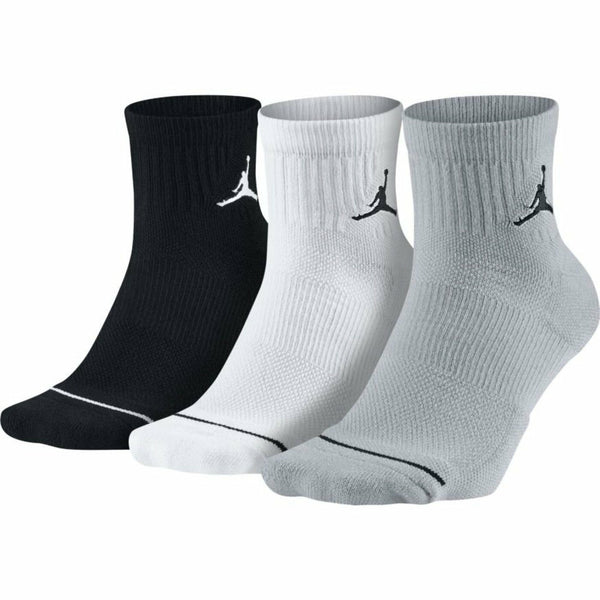 [SX5544-017] Mens Air Jordan Jumpman High-Intensity 1/4 Socks (3 Pair)