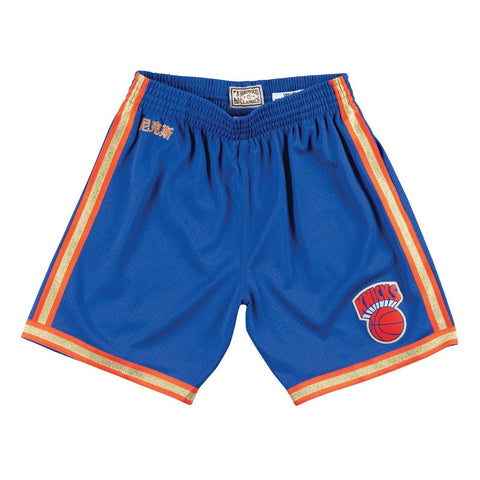 [SMSHNG18408-NYKROYA91] Mens Mitchell & Ness NBA CNY Swingman Shorts NY Knicks 91