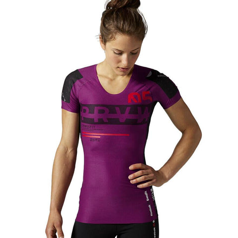 [AB4219] Womens Reebok RCF Compression Short Sleeve Top