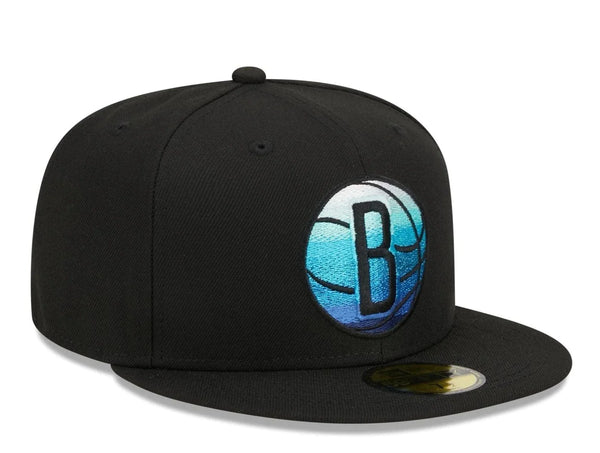 [60417725] Mens New Era NBA BROOKLYN NETS 5950 METALIC GRADIENT OTC FITTED