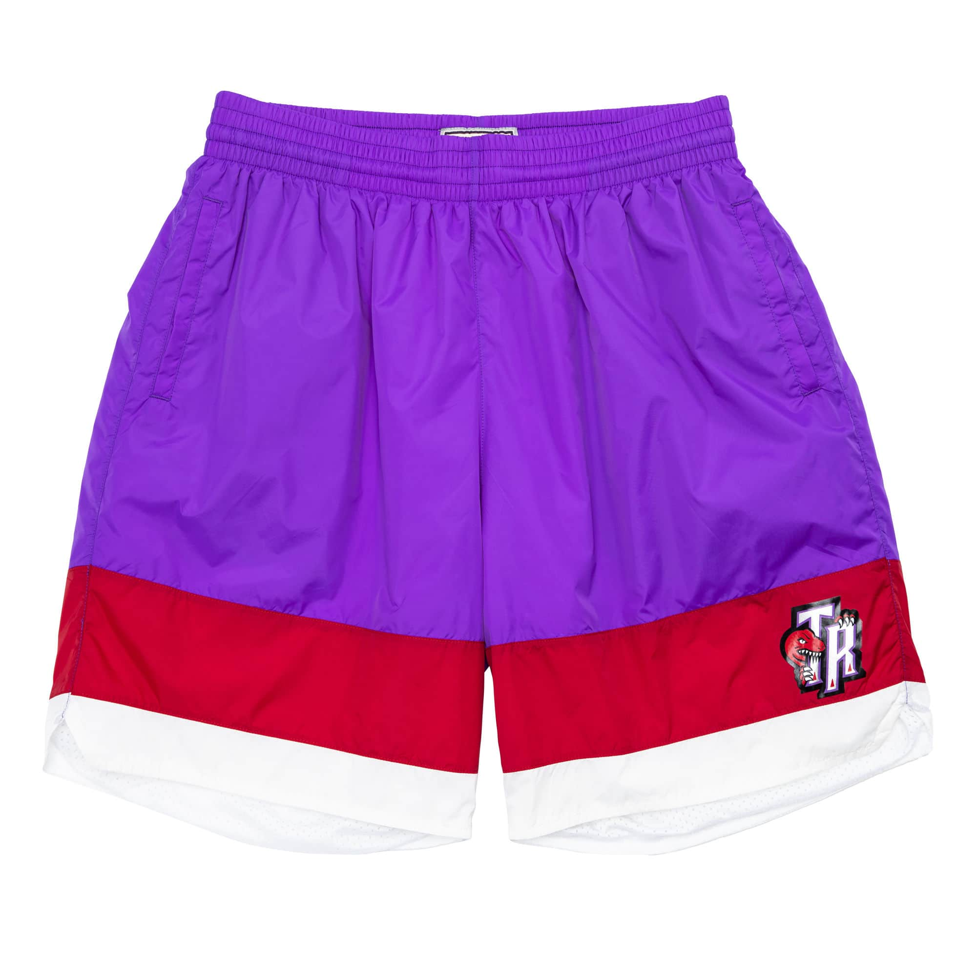 Mens Mitchell & Ness NBA Striped Short Toronto Raptors