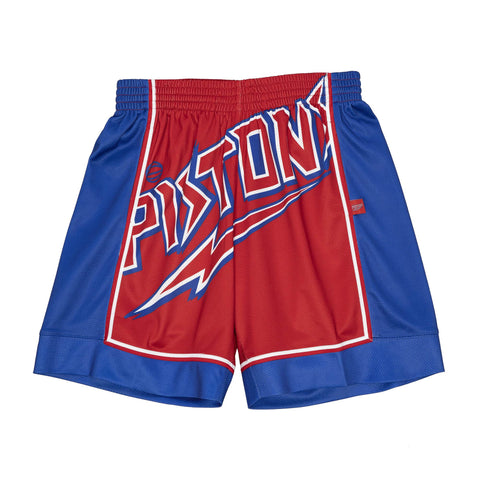 MITCHELL & NESS NBA BLOWN OUT FASHION SHORTS DETROIT PISTONS