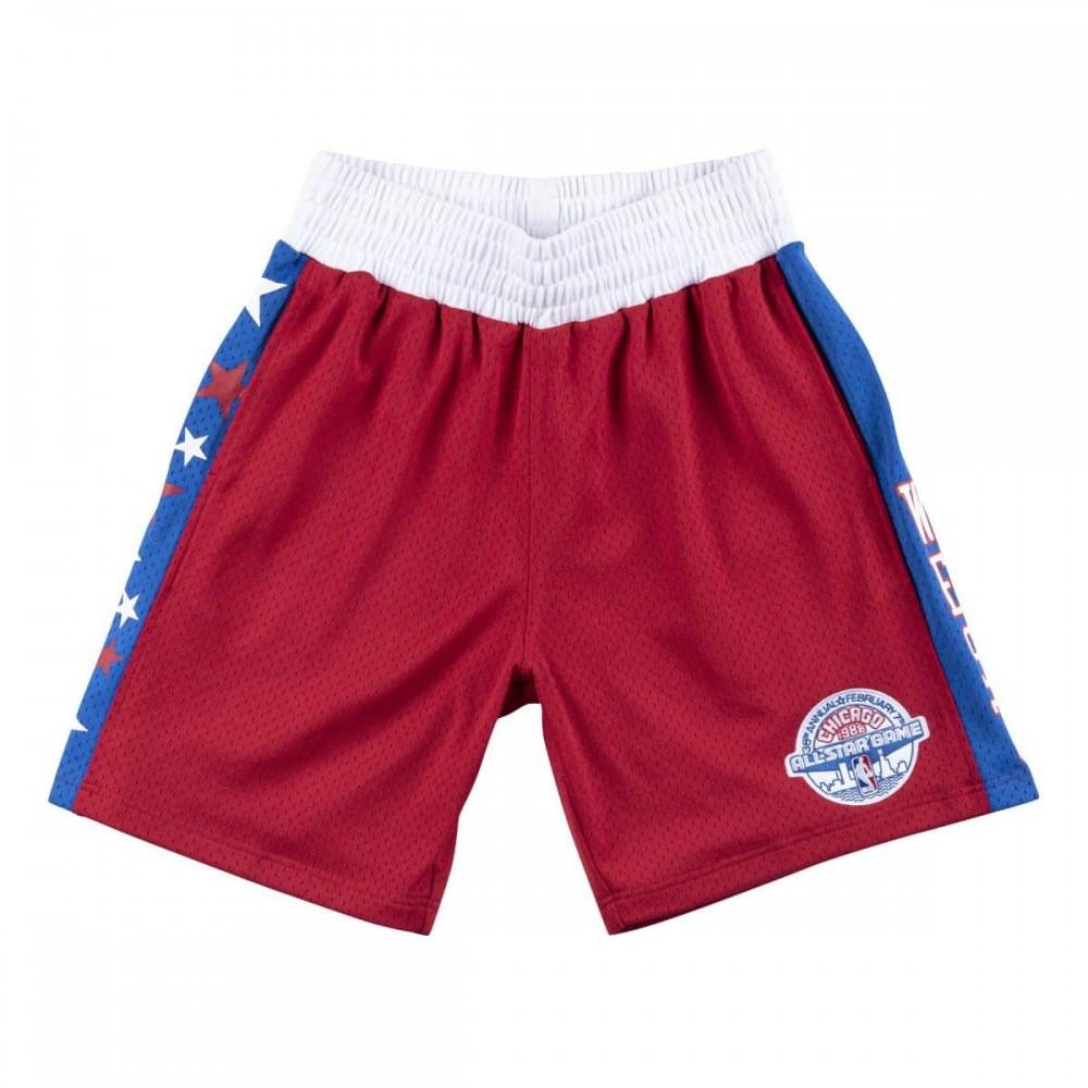 Mens Mitchell & Ness NBA All-Star Pattern Short 1988 All Star West