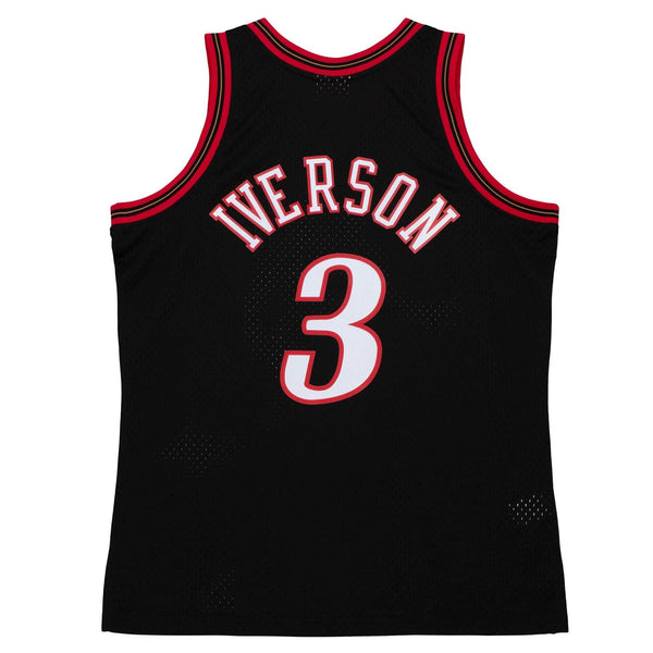 MITCHELL & NESS NBA DARK JERSEY PHILADELPHIA 76ERS 1997 ALLEN IVERSON