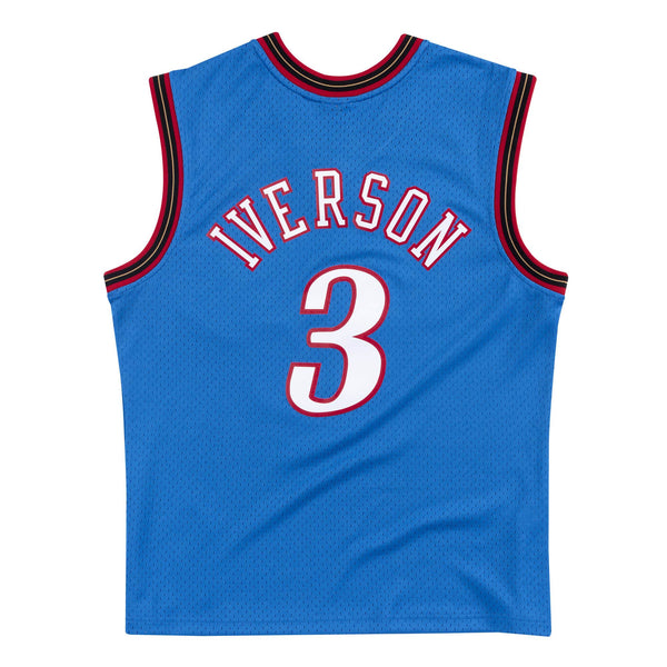 Mens Mitchell & Ness NBA SWINGMAN ALTERNATE JERSEY - 76ERS 2000 ALLEN IVERSON