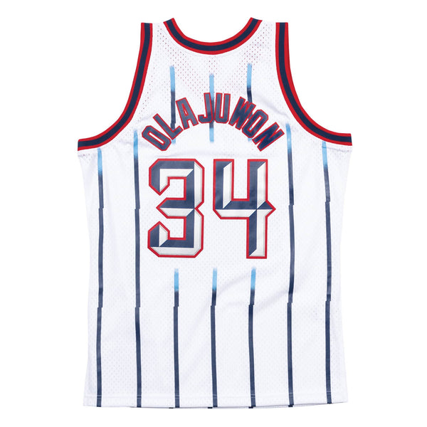 [HROWHIT96HOL] Mens Mitchell & Ness NBA Swingman Jersey Rockets 96-97 Hakeem Olajuwon