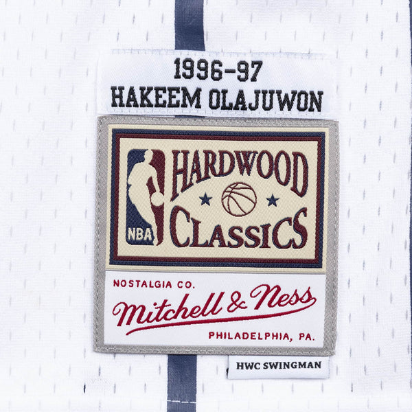 [HROWHIT96HOL] Mens Mitchell & Ness NBA Swingman Jersey Rockets 96-97 Hakeem Olajuwon
