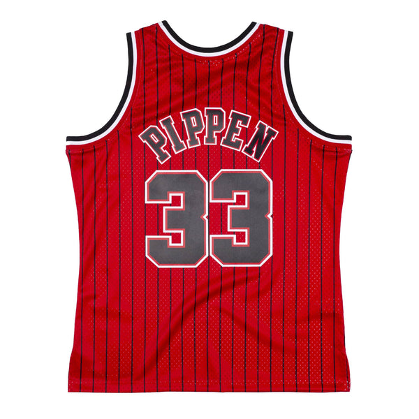 Mens Mitchell & Ness NBA Reload Swingman Jersey Bulls 1995 Scottie Pippen