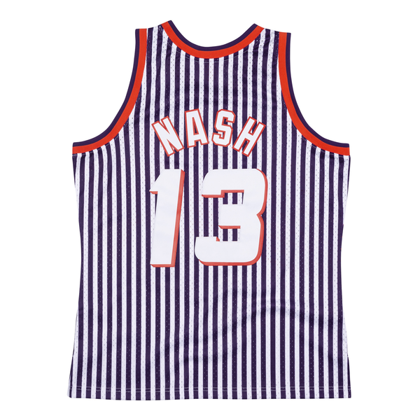 Mens Mitchell & Ness NBA Striped Swingman Jersey 1996 Phoenix Suns Steve Nash