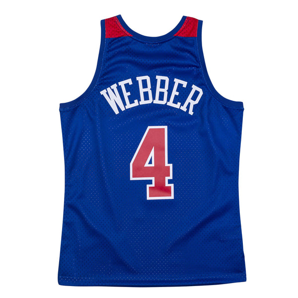 Mens Mitchell & Ness NBA SWINGMAN JERSEY - WASHINGTON BULLETS 1996 CHRIS WEBBER