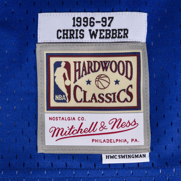 Mens Mitchell & Ness NBA SWINGMAN JERSEY - WASHINGTON BULLETS 1996 CHRIS WEBBER