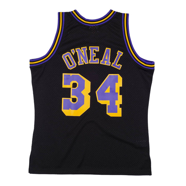 Mens Mitchell & Ness NBA Reload Swingman Jersey Lakers 1996 Shaquille O'Neal